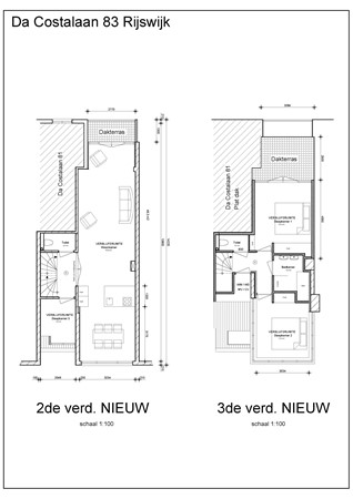 Floorplan - Da Costalaan 83, 2281 SE Rijswijk